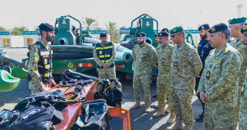 الحرس الوطني يستكمل تجهيزات تفعيل خطة الأمطار 2025 «فزاع» استعداداً لموسم الأمطار