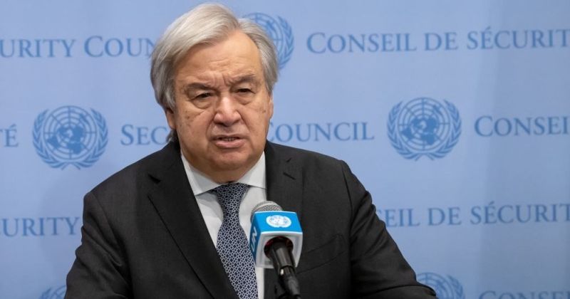 الأمين العام للأمم المتحدة أنطونيو غوتيريش