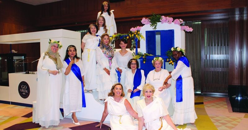 لقطة لبعض عضوات المجموعة خلال الاحتفالية