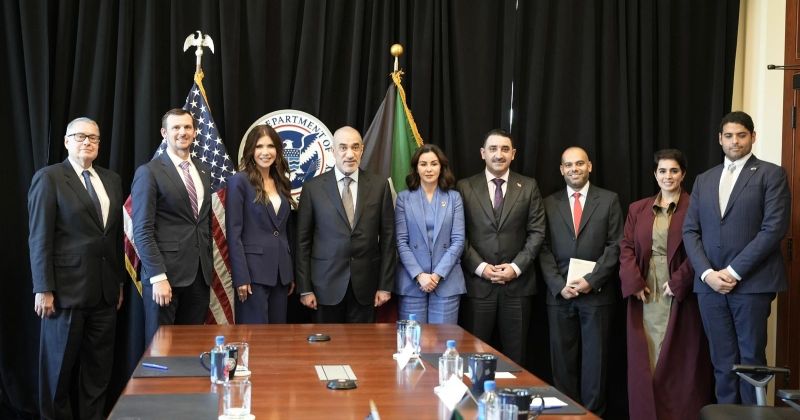 اليوسف بحث مع وزيرة الأمن الداخلي الأميركية الأمن السيبراني ومكافحة الإرهاب والجريمة المنظمة