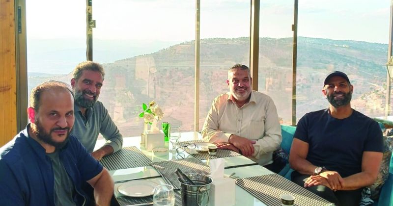 جمال والمطوع والعبدالجادر في الأردن مع محمد الصالحي