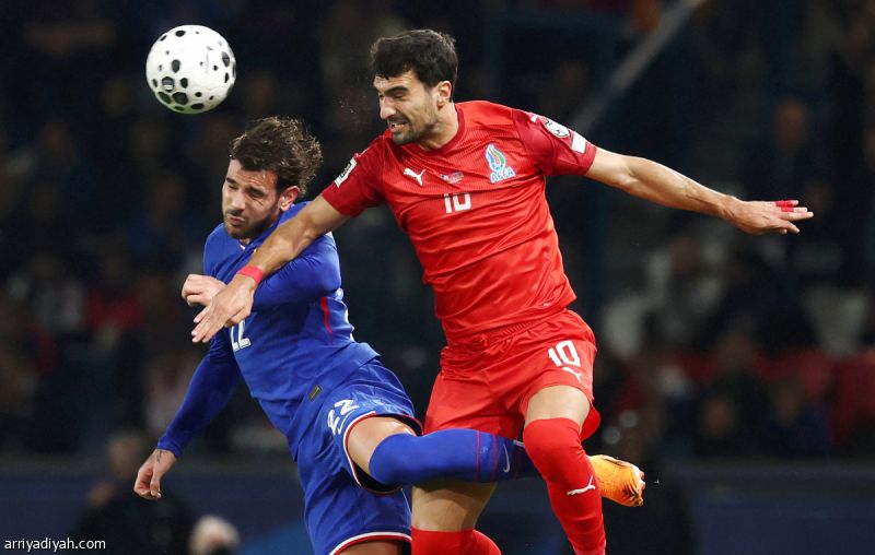 فرنسا تضرب أذربيجان بثلاثية.. وثيو يصنع