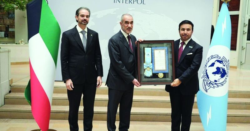 «الإنتربول» يُكرّم الكويت تقديراً لدعمها التعاون الدولي