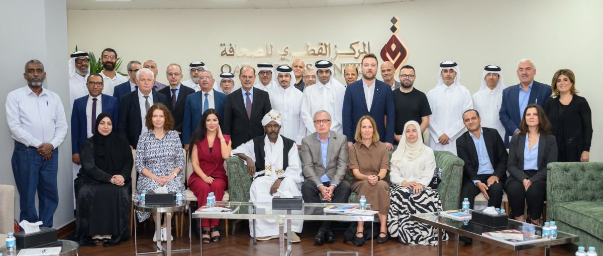 المركز القطري للصحافة يستضيف وفود الصحافة العربية والعالمية