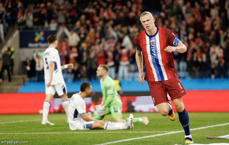 بخماسية.. النرويج تلامس المونديال الرابع