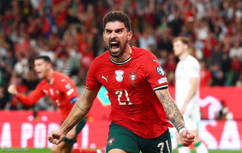هدف نيفيش الأول ينقذ البرتغال أمام إيرلندا