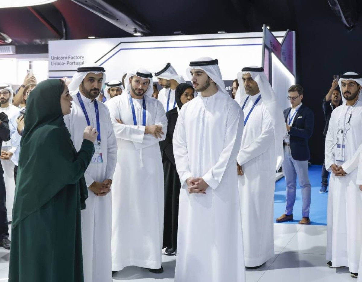 محمد بن راشد بن محمد بن راشد آل مكتوم يزور معرض "إكسباند نورث ستار " في دورته العاشرة