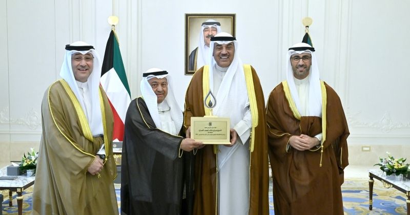 سمو ولي العهد يستقبل وزير النفط ونائب رئيس مجلس الإدارة الرئيس التنفيذي لـ«مؤسسة البترول» والرئيس التنفيذي لـ«نفط الكويت»