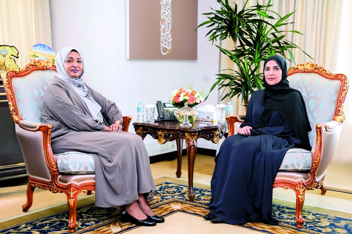 العطية تبحث أوجه التعاون المشترك مع الصومال في قضايا حقوق الإنسان