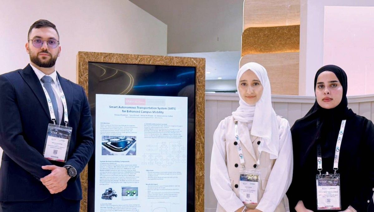 طلبة جامعة الإمارات يبتكرون نظاماً ذكياً لتعزيز التنقل داخل الحرم الجامعي