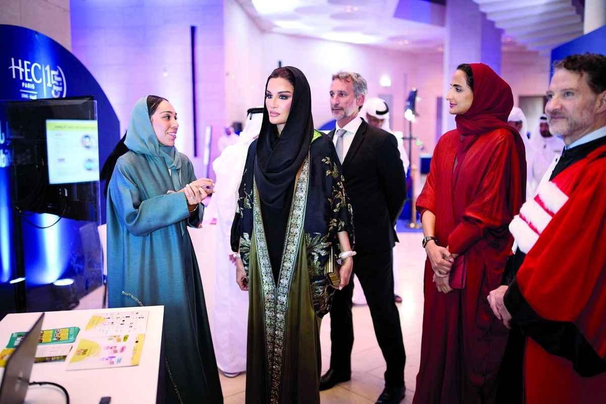 صاحبة السمو تشهد حفل ذكرى تأسيس جامعة HEC Paris