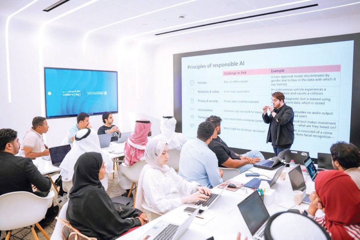 الشباب العربي يستكشفون النماذج المبتكرة للذكاء الاصطناعي