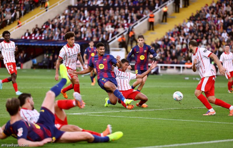 بالقاتل.. أراوخو ينقذ برشلونة من عقبة جيرونا