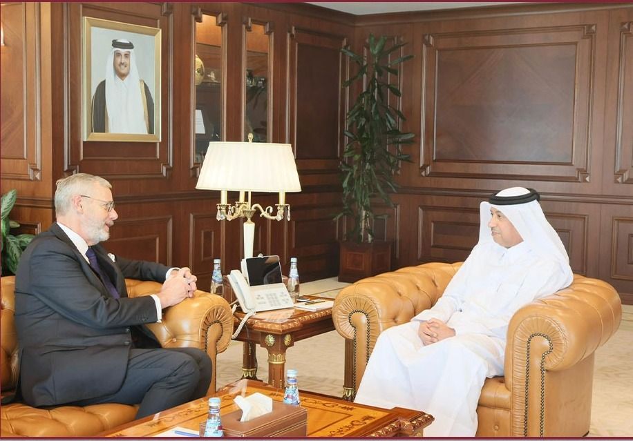 النائب العام يجتمع مع رئيس معهد سيراكوزا الدولي للعدالة الجنائية