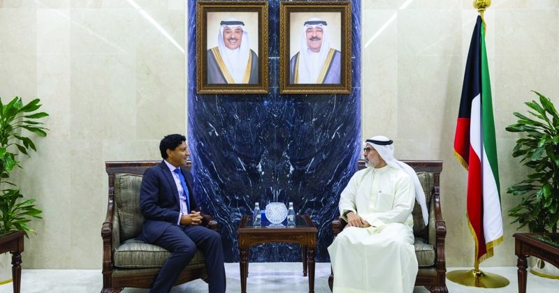 الجابر مستقبلاً سفير المملكة المتحدة