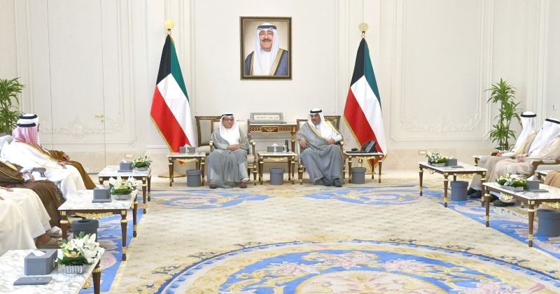 سمو ولي العهد يستقبل المستشار بورسلي ورؤساء المحاكم العليا والتمييز بدول مجلس التعاون