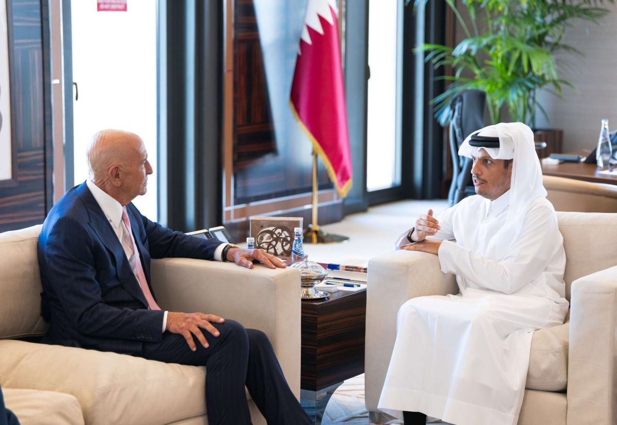 رئيس مجلس الوزراء وزير الخارجية يستقبل المبعوث الأمريكي الخاص إلى سوريا