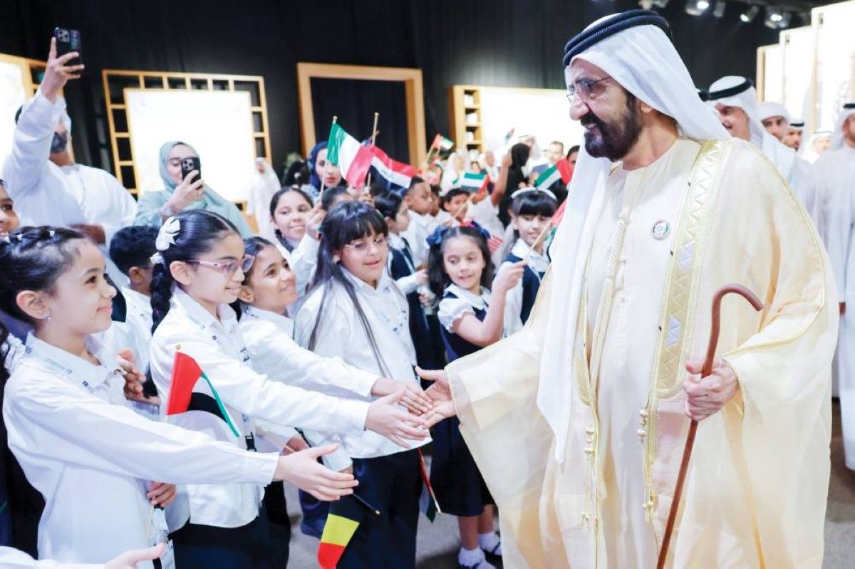 بحضور محمد بن راشد.. سيف بن زايد يكرّم مدرستي «عاتكة بنت زيد» الإماراتية و«طرابلس الحدادين» اللبنانية