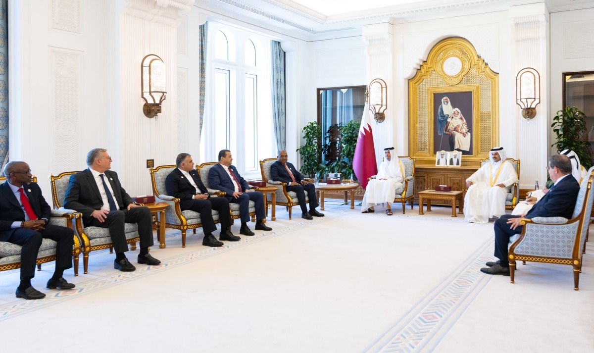 رئيس مجلس الوزراء وزير الخارجية يستقبل الوزراء المشاركين في الاجتماع الوزاري لمنتدى الدول المصدرة للغاز