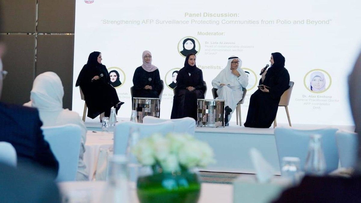 وزارة الصحة: الإمارات لم تسجل أي حالة إصابة بشلل الأطفال منذ ثلاثة عقود