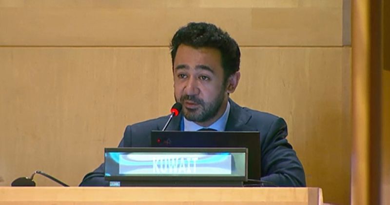 السكرتير ثاني بوفد الكويت في الأمم المتحدة جاسم العامري