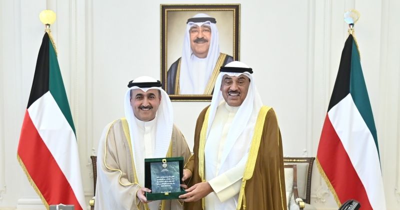 سمو ولي العهد يستقبل رئيس ديوان المحاسبة