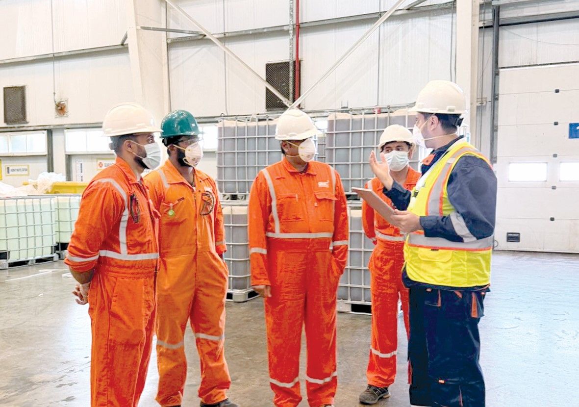 تفتيش منشآت تخزين المواد الكيميائية الخطرة