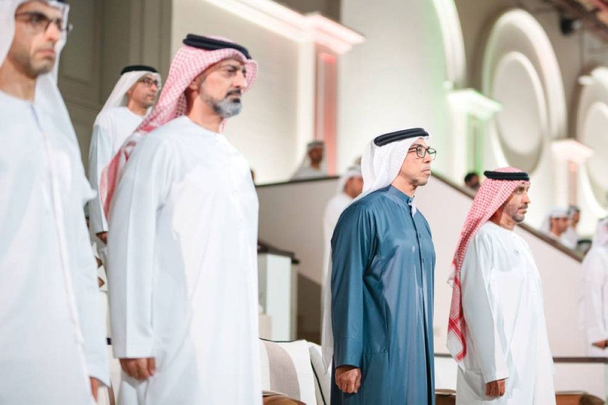 منصور بن زايد وعمار النعيمي وفلاح وخالد بن زايد