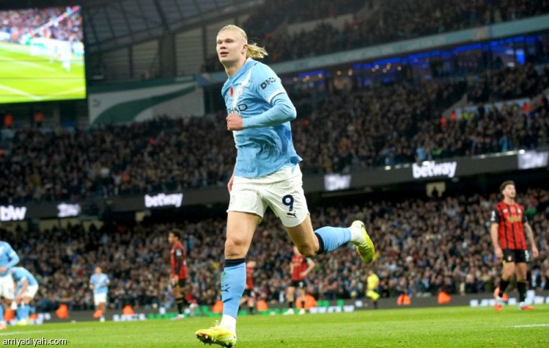 هالاند يقود سيتي إلى الانتصار السادس