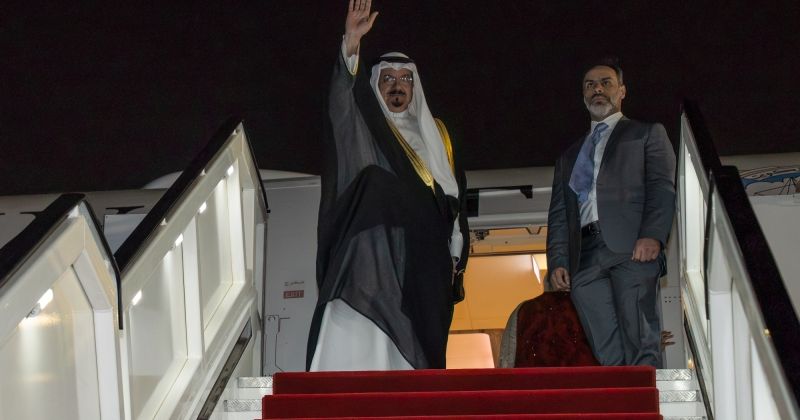 ممثل سمو الأمير يغادر مصر مختتماً زيارته الرسمية