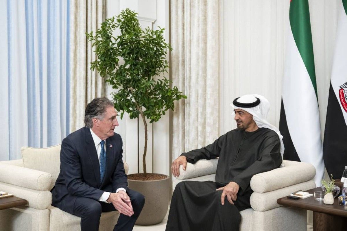 رئيس الدولة يستقبل رئيس المجلس الوطني الأميركي للطاقة