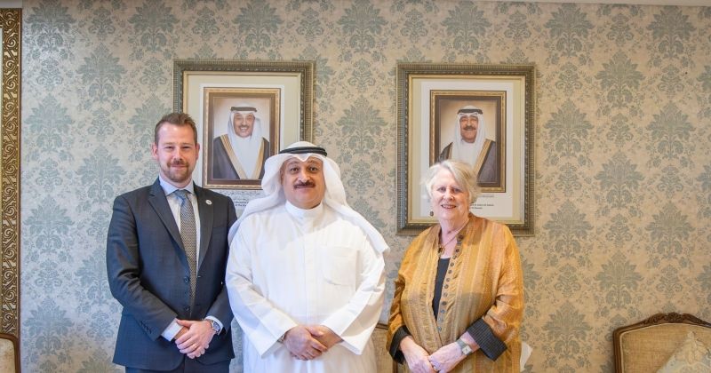 وزير الصحة خلال استقباله رئيسة «الصندوق» روزلين موراوتا