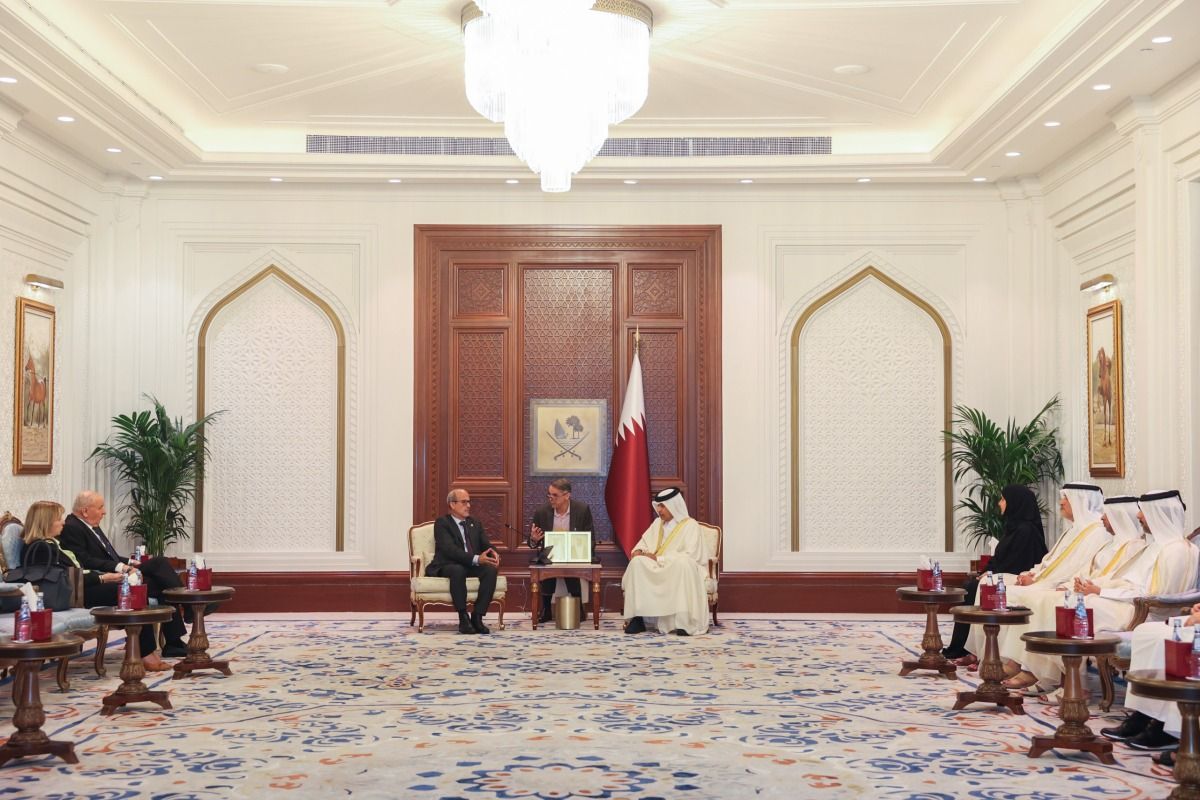 رئيس مجلس الشورى يجتمع مع رئيس برلمان أمريكا اللاتينية والبحر الكاريبي