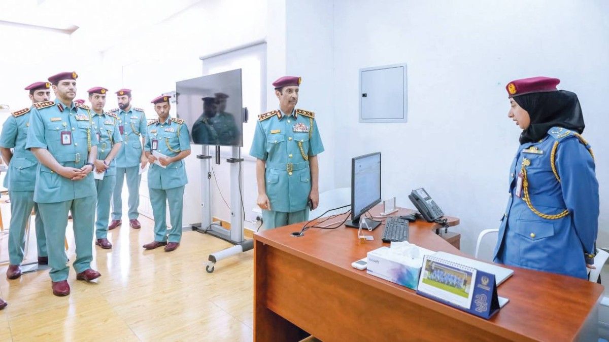 قائد شرطة عجمان يشيد بجهود إدارة الاستراتيجية