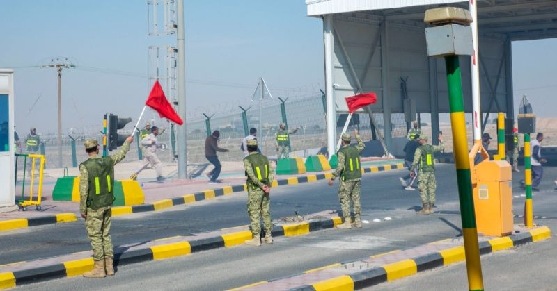 كتيبة حماية المنشآت الخامسة نفذت «إخلاء 9»