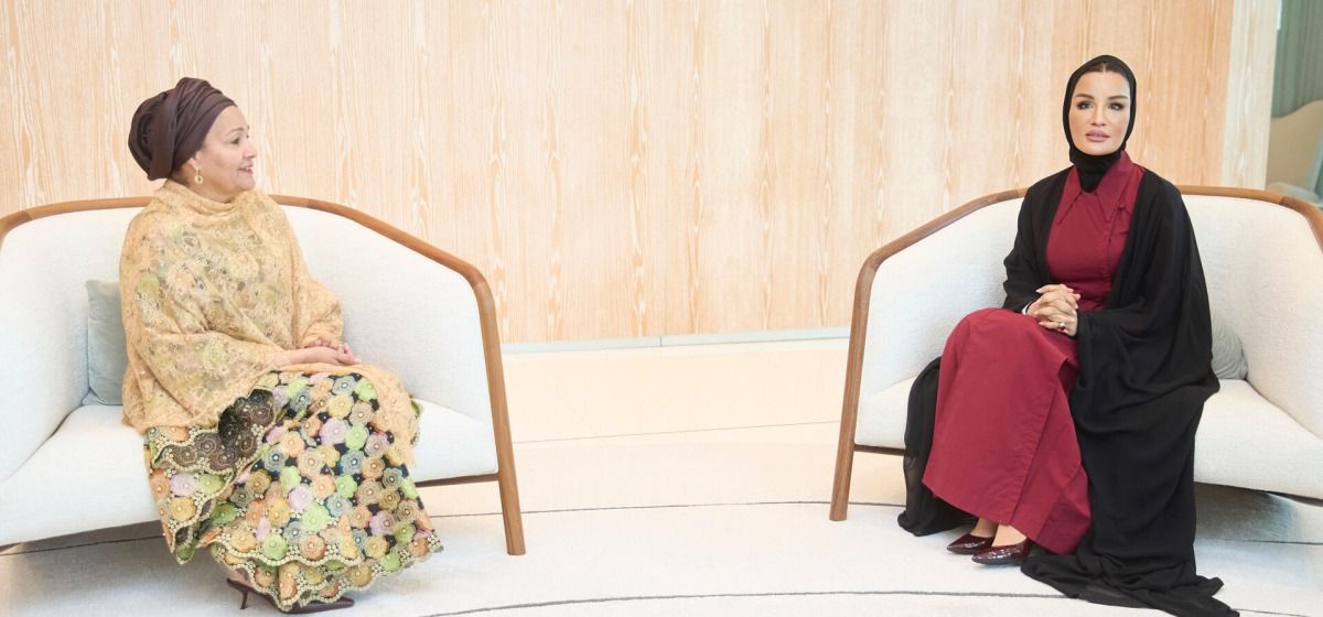 صاحبة السمو تجتمع بنائبة الأمين العام للأمم المتحدة