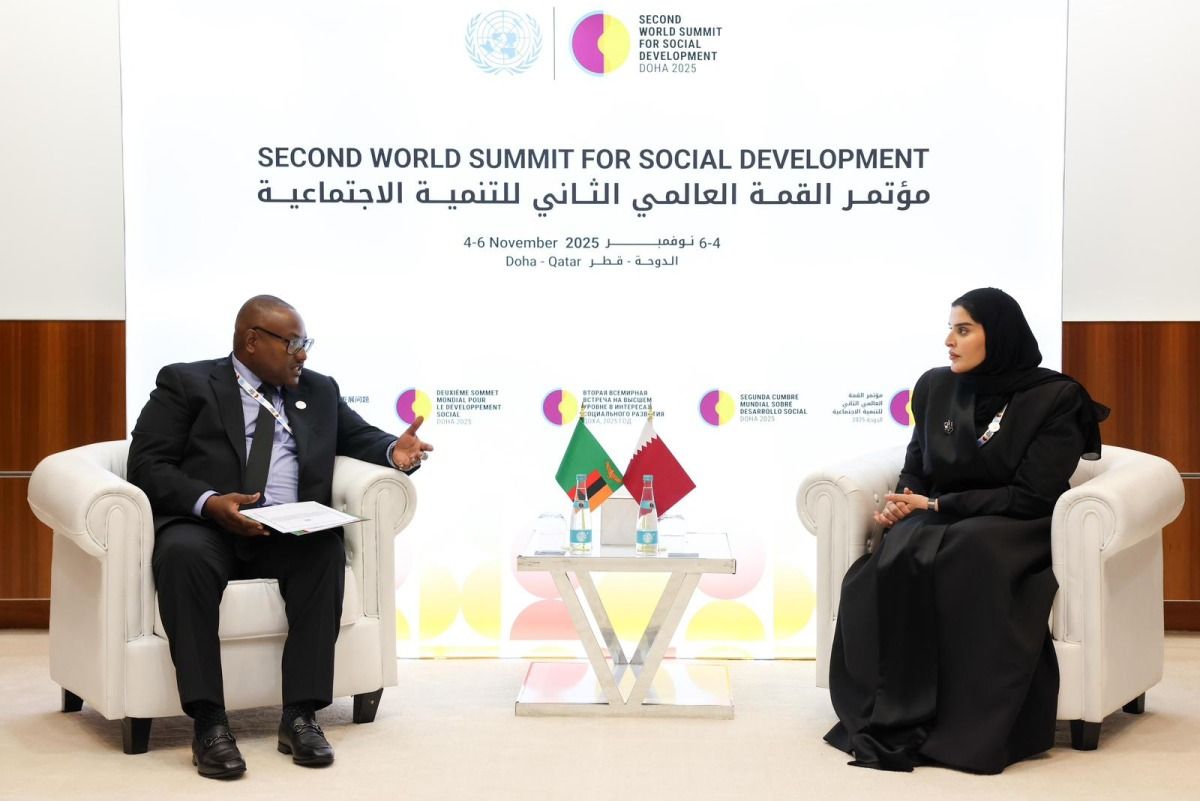 وزير الدولة للتعاون الدولي تجتمع مع وزير الخارجية والتعاون الدولي بجمهورية زامبيا