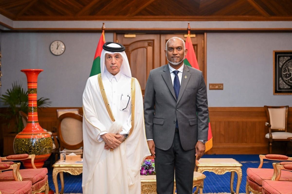 رئيس جمهورية المالديف يستقبل وزير الدولة للشؤون الخارجية