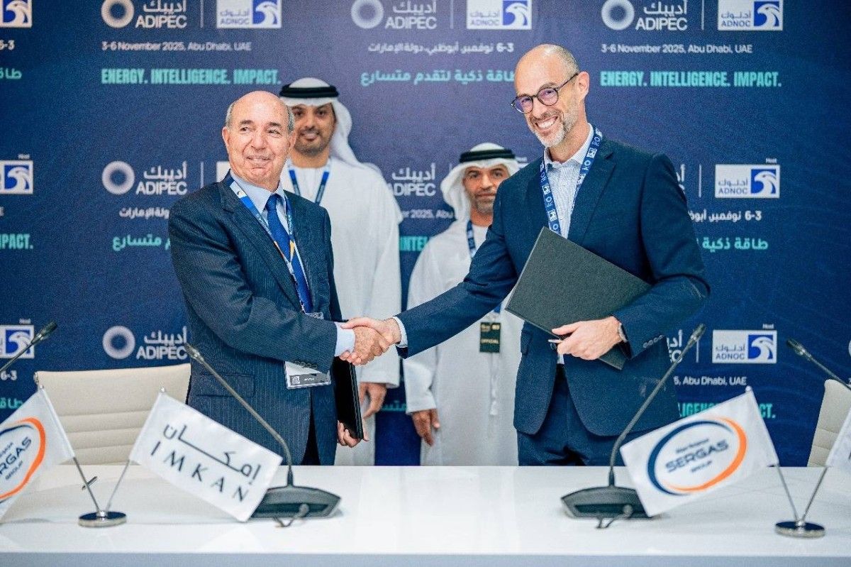 شراكة بين «إمكان» و«سرغاز» خلال «أديبك» لتأسيس شركة جديدة