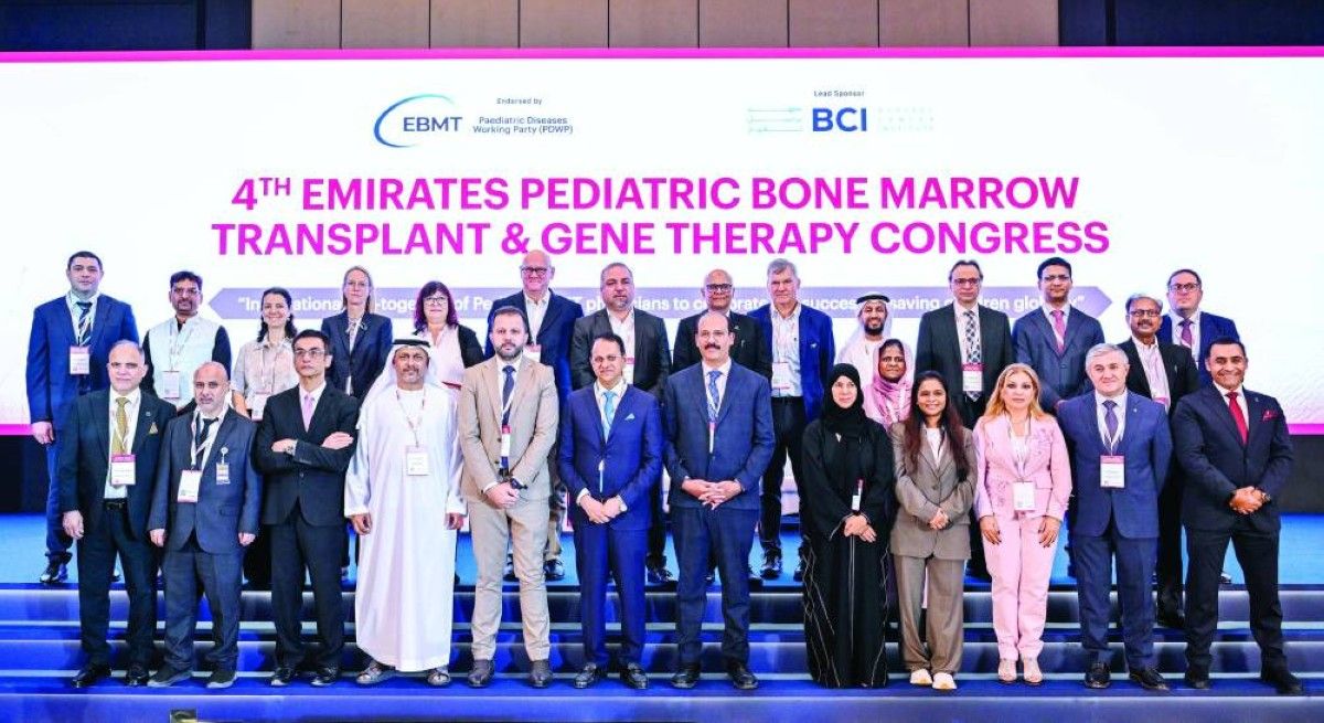 700 مختص من 30 دولة في مؤتمر الإمارات الرابع لزراعة نخاع العظم والعلاج الجيني للأطفال