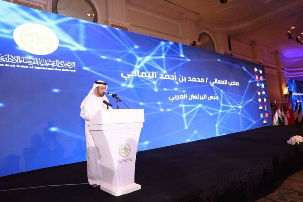 رئيس البرلمان العربي يشيد بتجربة الإمارات في توظيف الذكاء الاصطناعي بقطاع العدالة
