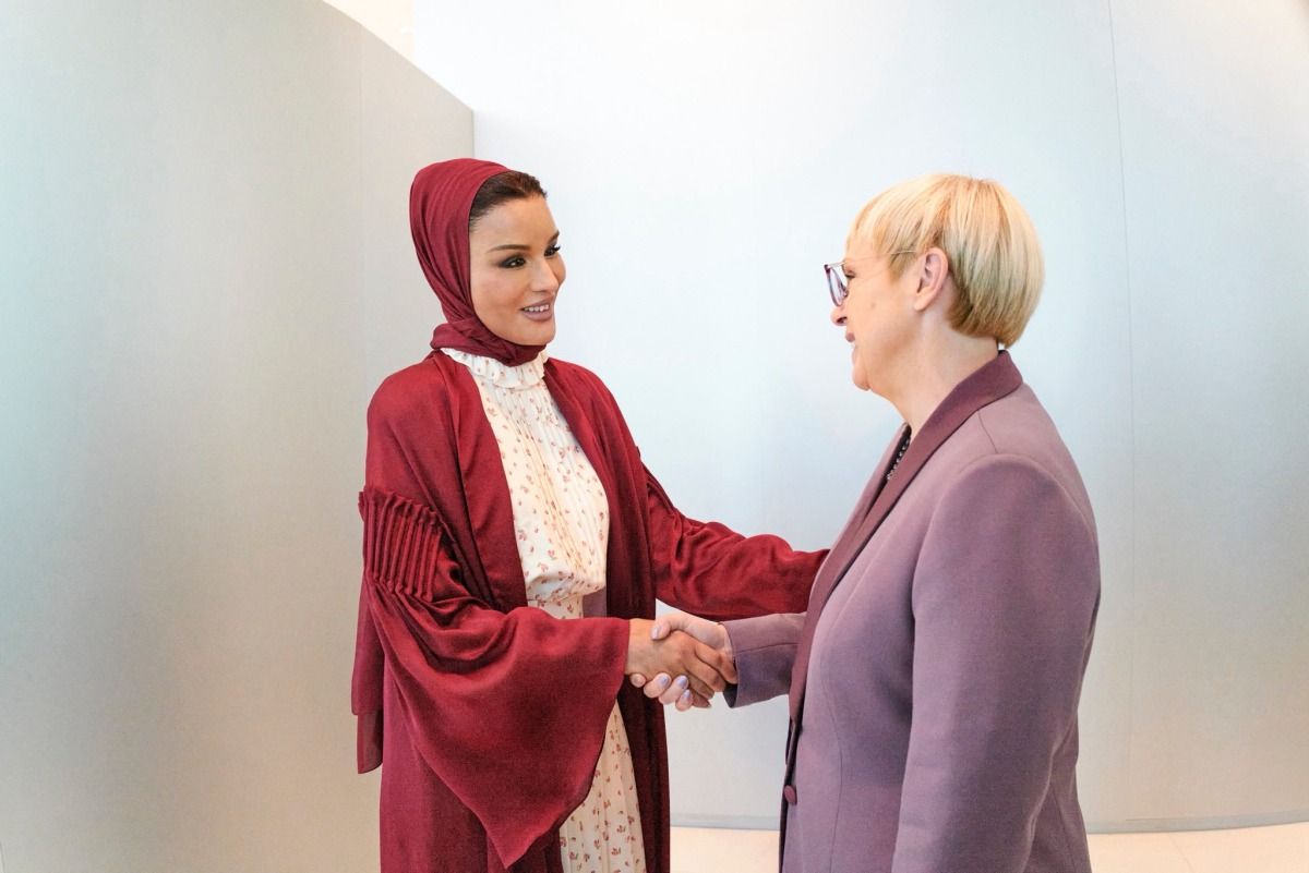  صاحبة السمو تجتمع برئيسة جمهورية سلوفينيا