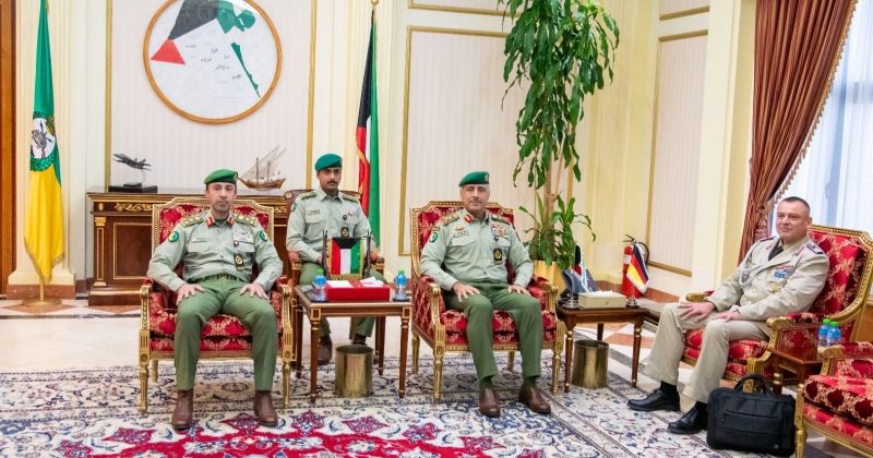 وكيل «الحرس» بحث التعاون مع الملحق العسكري الألماني
