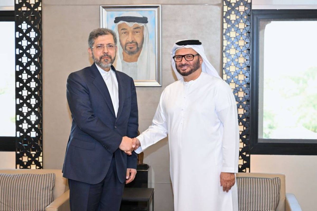 أنور قرقاش يلتقي نائب وزير الخارجية الإيراني