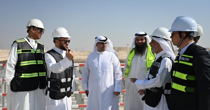 ‎المشاري يتفقد مشروع مدينة جنوب سعد العبدالله: الحفاظ على وتيرة الإنجاز المتقدمة مع الالتزام بالمواصفات التعاقدية