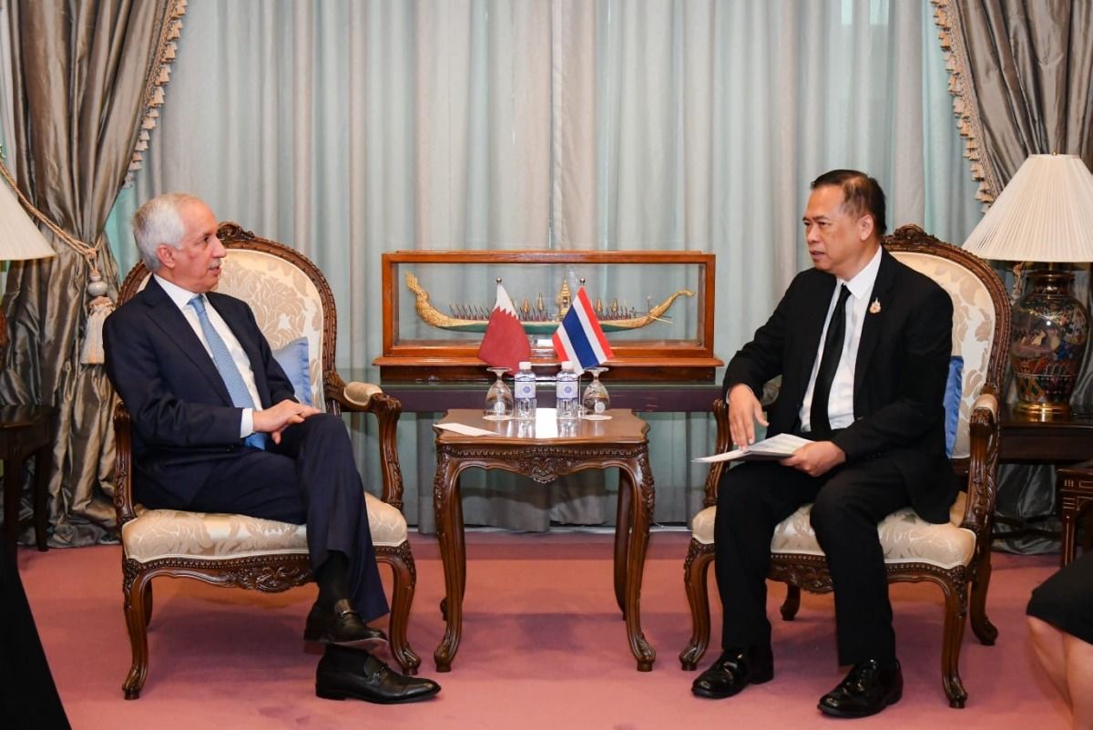 وزير الدولة للشؤون الخارجية يجتمع مع نائب وزير خارجية تايلاند