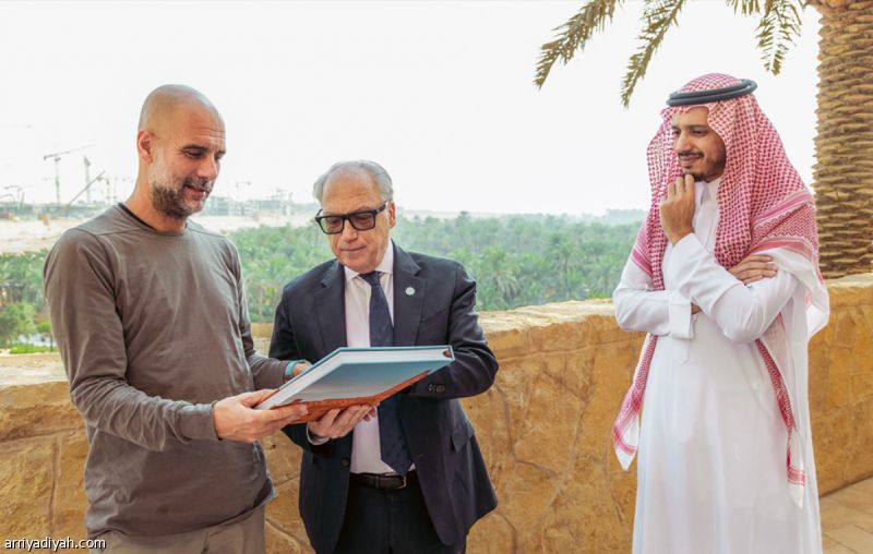 زار حي الطريف.. جوارديولا في الدرعية