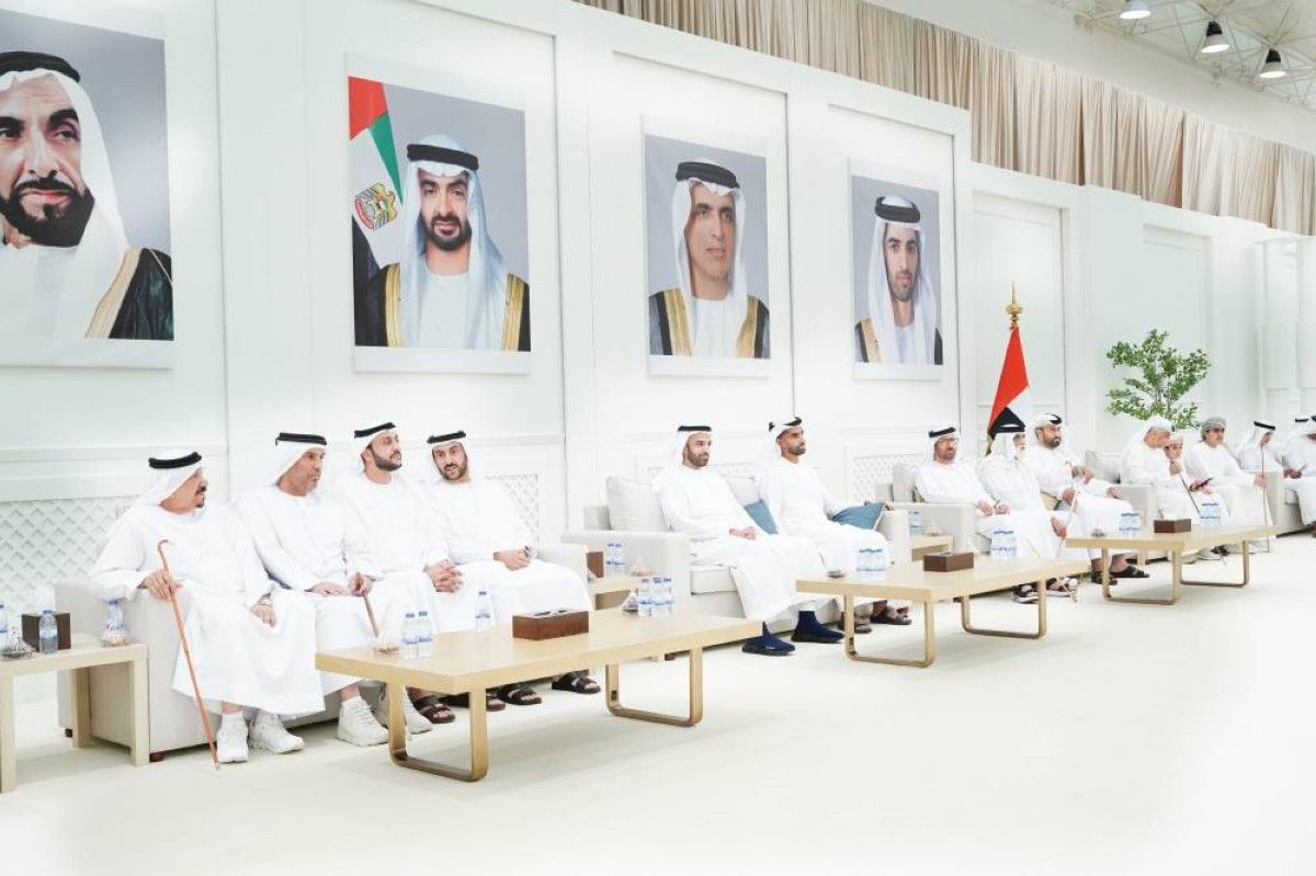 محمد بن سعود يحضر العرس الجماعي الثامن للعام الجاري في رأس الخيمة