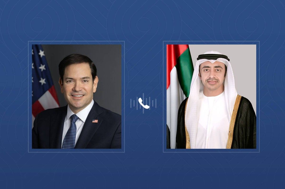 عبدالله بن زايد ووزير الخارجية الأمريكي يبحثان هاتفيا التطورات الإقليمية والعلاقات الاستراتيجية بين البلدين