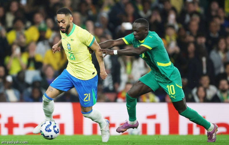 بهدفين في شباك ميندي.. البرازيل تكسر عناد السنغال